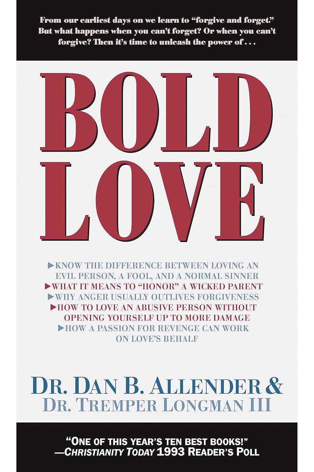 Bold Love by Dan B. Allender  and Tremper Longman III image 0