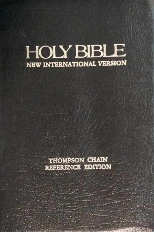 NIV Thompson Chain-Reference Bible, Black Bonded Leather image 0