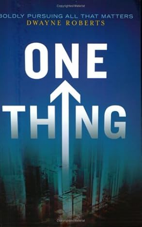 One Thing by Dwayne Roberts image 0