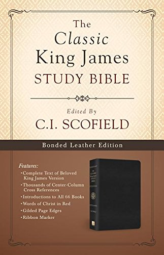 Classic King James Study Bible edited by C.I. Scofield, Bonded Leather image 0