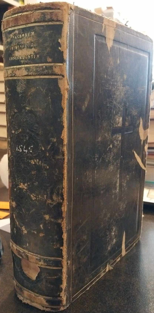 Sacrorum Bibliorum Concordantiae (19th Century Concordance in Latin) image 0