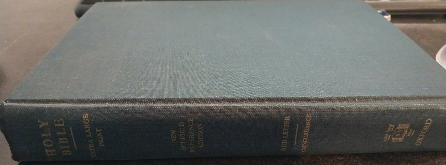 KJV Holy Bible, New Scofield Reference Edition, Extra Large Print
