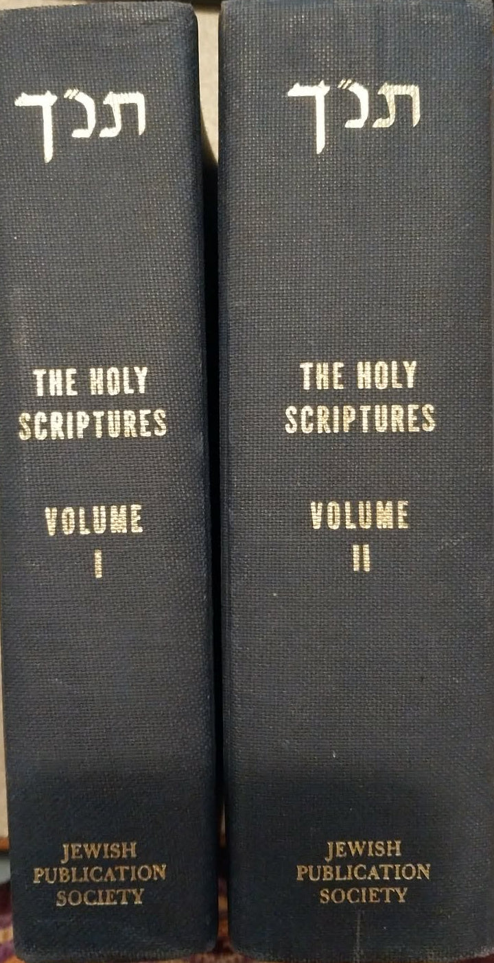 Holy Scriptures According to the Masoretic Text, 2 Volumes