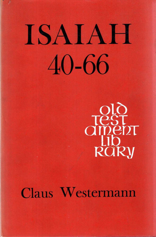 Isaiah 40-66 (Old Testament Library) by Claus Westermann image 0