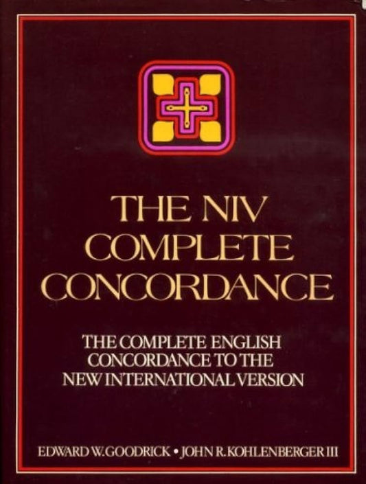 NIV Complete Concordance by Edward W. Goodrick, John R. Kohlenberger III image 0