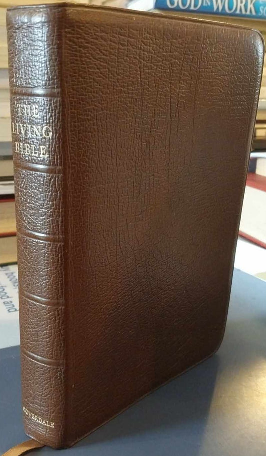Living Bible, Brown leather image 0