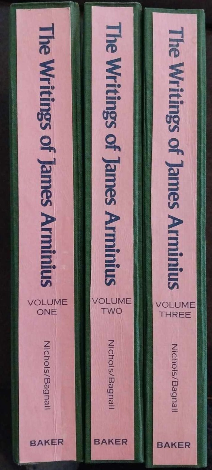 Writings of James Arminius, 3 Volume Set image 1
