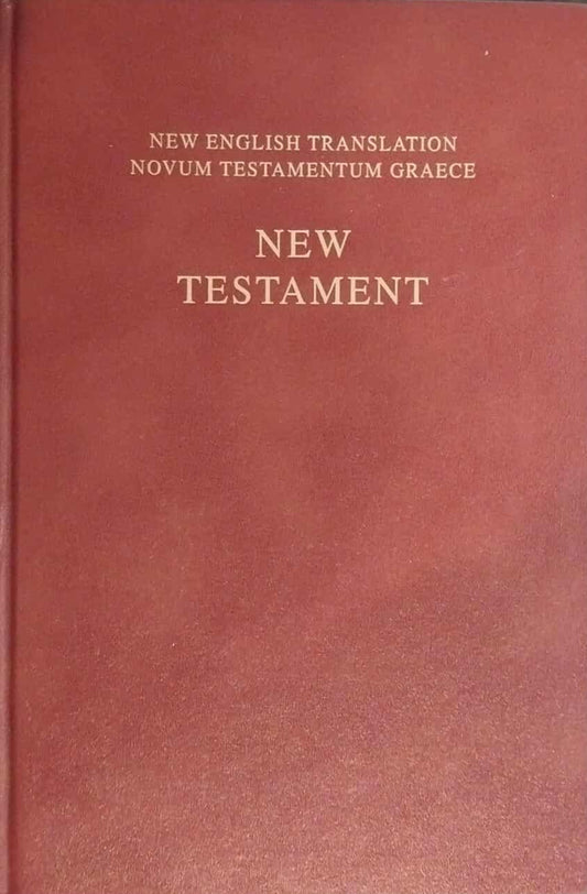 New Testament in English and Greek, New English Translation image 0