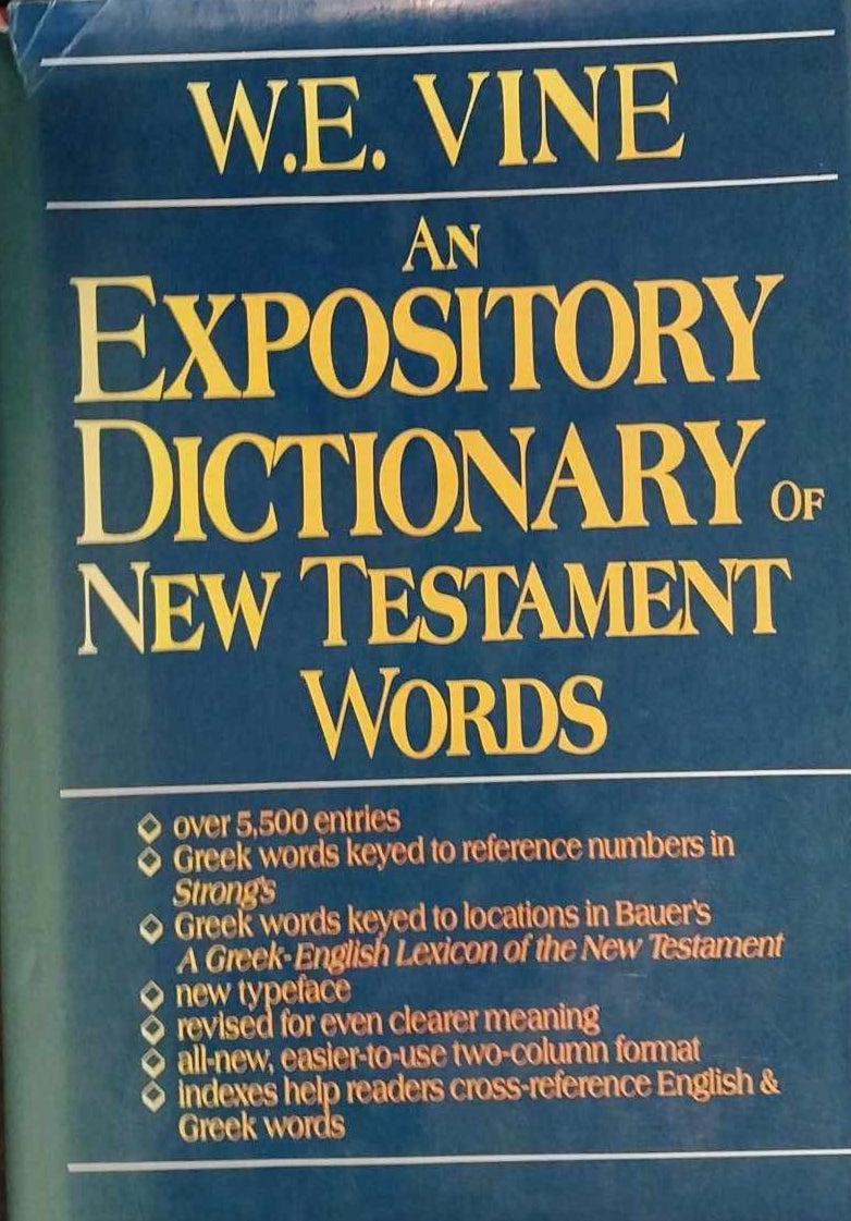 Expository Dictionary of New Testament Words by W.E. Vine image 0