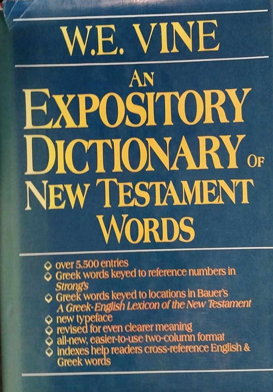 Expository Dictionary of New Testament Words by W.E. Vine image 0