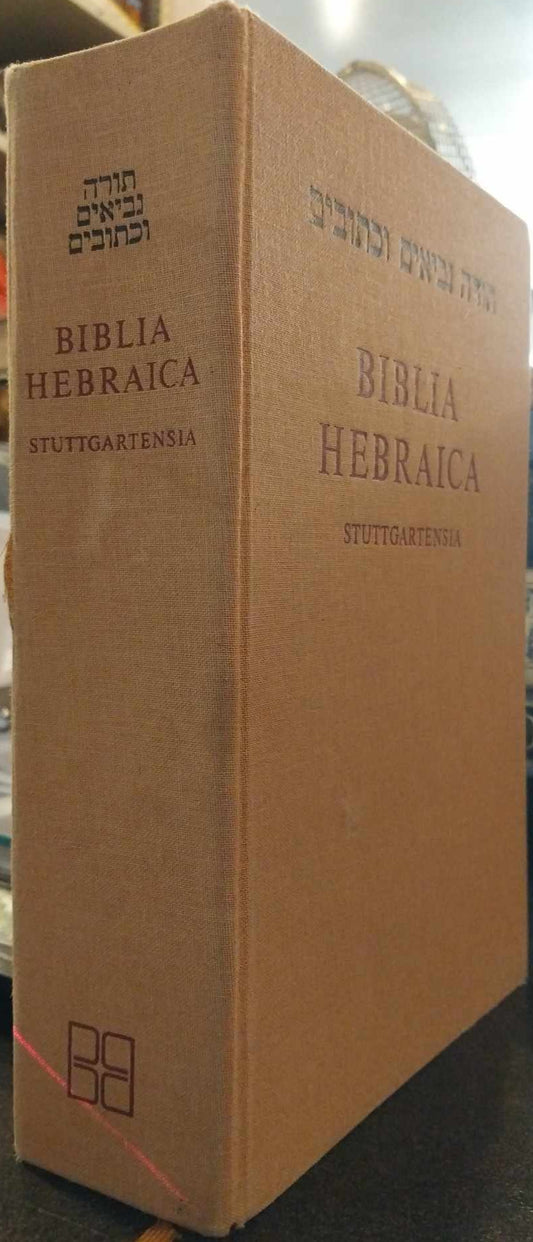 Biblia Hebraica, Hebrew Bible edited by Rudolf Kittel image 0