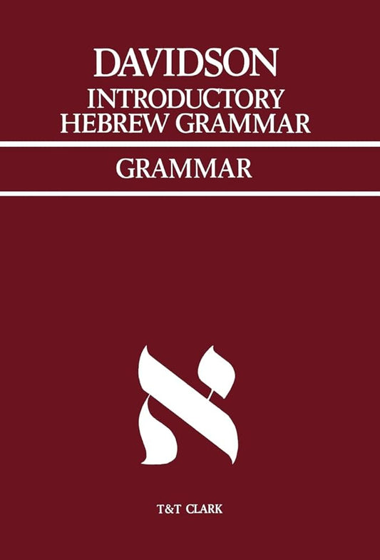 Introductory Hebrew Grammar by A.B. Davidson image 0