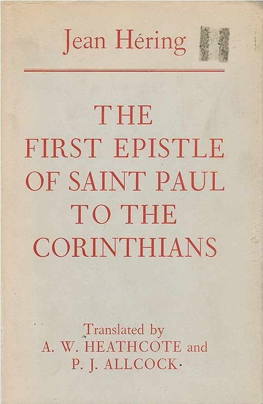 First Epistle of Saint Paul to the Corinthians by Jean Hering image 0
