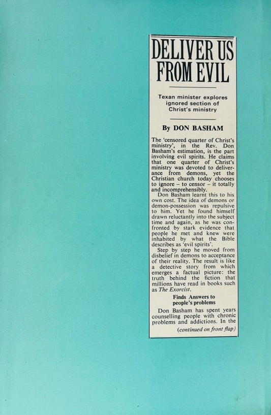 Deliver Us From Evil by Don Basham image 0
