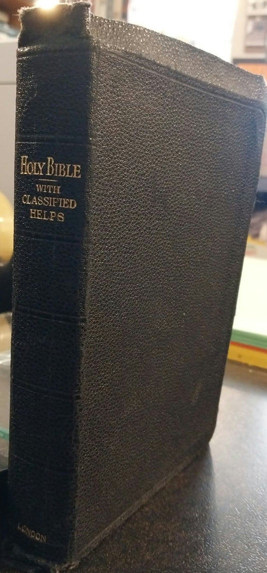 KJV Holy Bible with Classified Helps