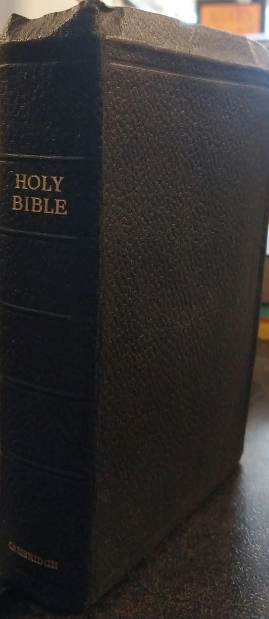 KJV Holy Bible, Black Leather