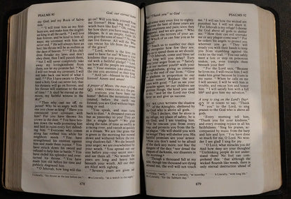 Living Bible, Black Leather