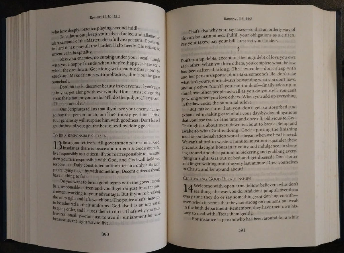 The Message: New Testament With Psalms and Proverbs