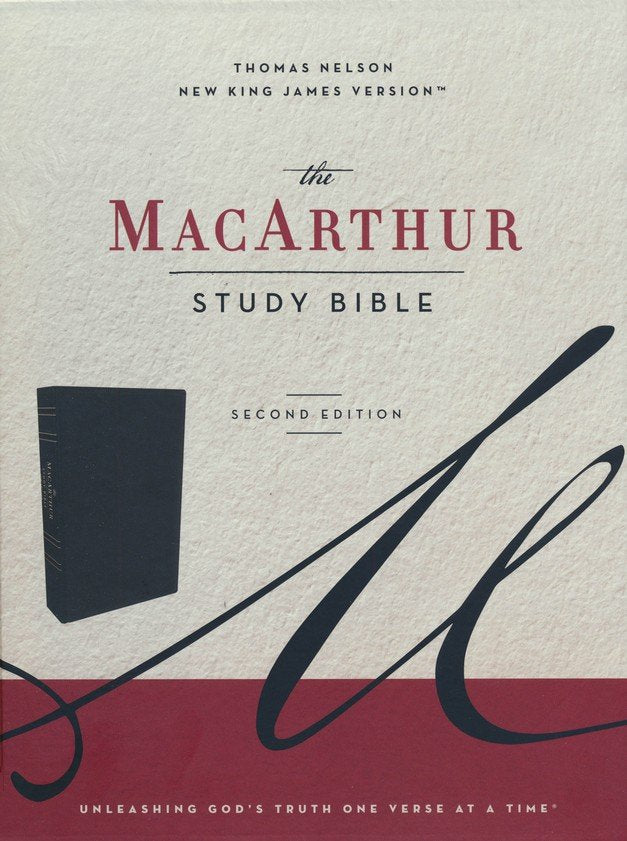 NKJV MacArthur Study Bible, Leathersoft