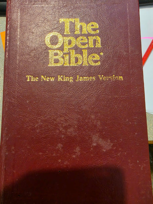 NKJV The Open Bible hardcover