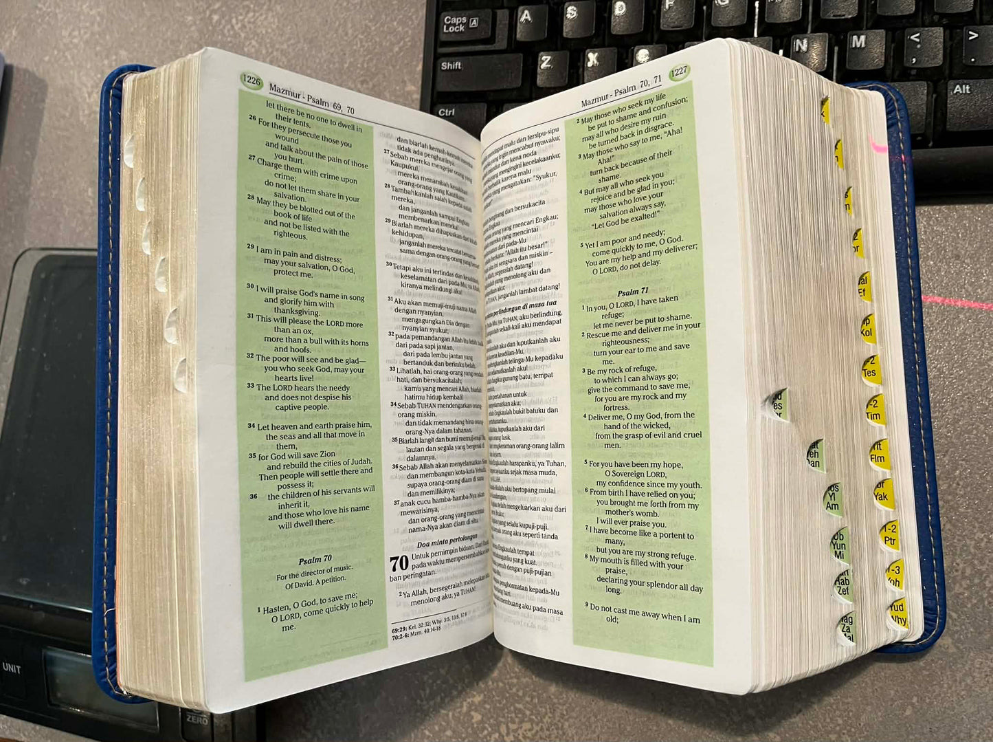 Indonesian/ English Bilingual Bible Alkitab NIV Dua Bahasa
