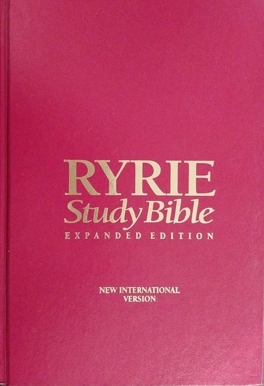 NIV Ryrie Study Bible, Expanded Edition