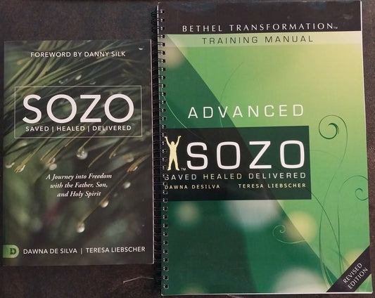 SOZO: Saved, Healed, Delivered Book & Training Manual Set by Dawna De Silva and Teresa Liebscher