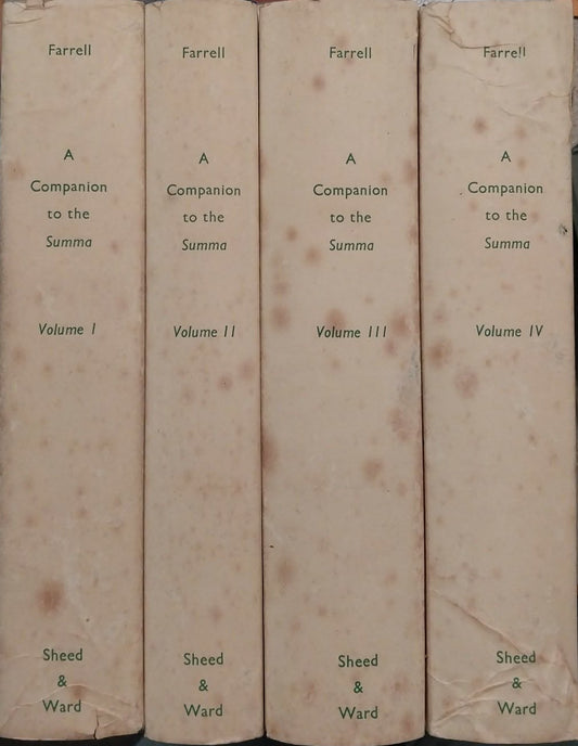 A Companion to the Summa 4-Volume Set by Walter Farrell